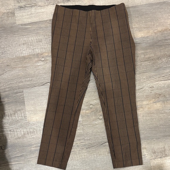 a new day Pants - a new day Brown and Black Striped Skinny pants